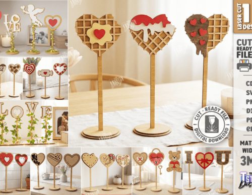Love Table Decor Stand Laser 139986012 Creativo Digital